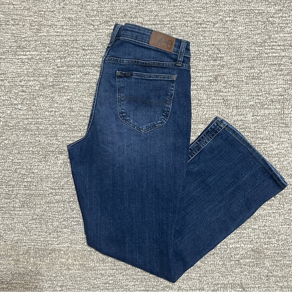 Lee Blue Flare Wide Leg Jeans